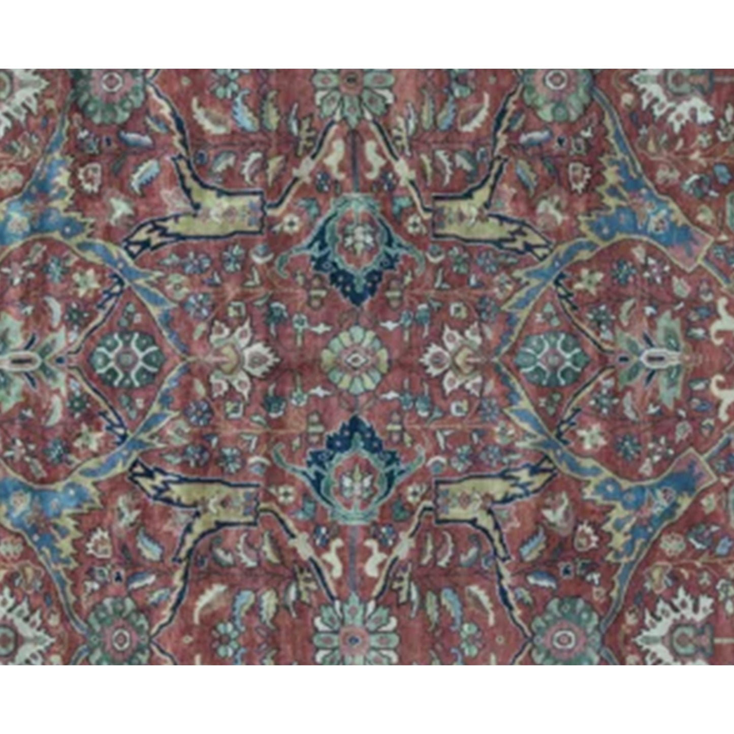 ANTIQUE SERAPI MAHA1 RED / BLUE