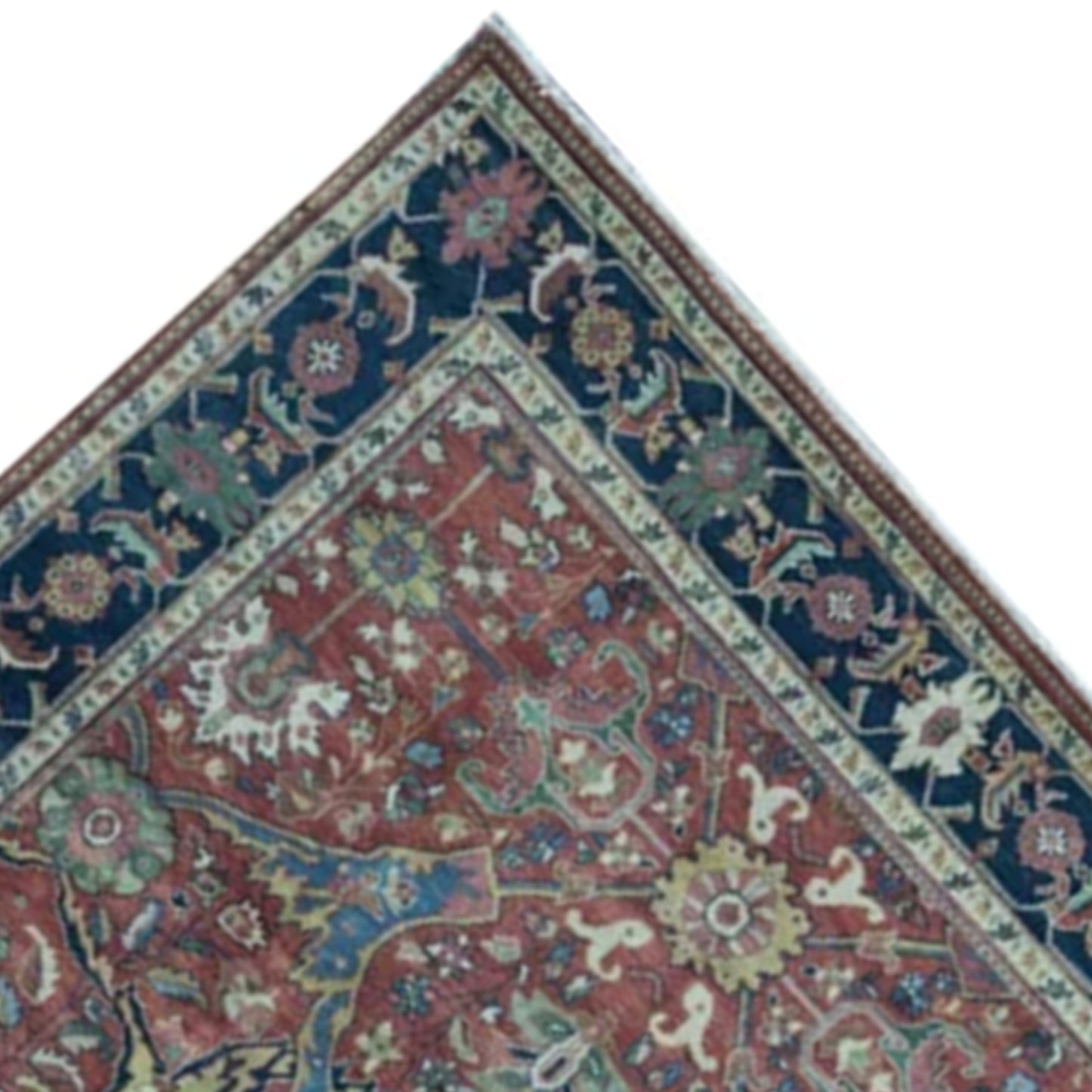ANTIQUE SERAPI MAHA1 RED / BLUE