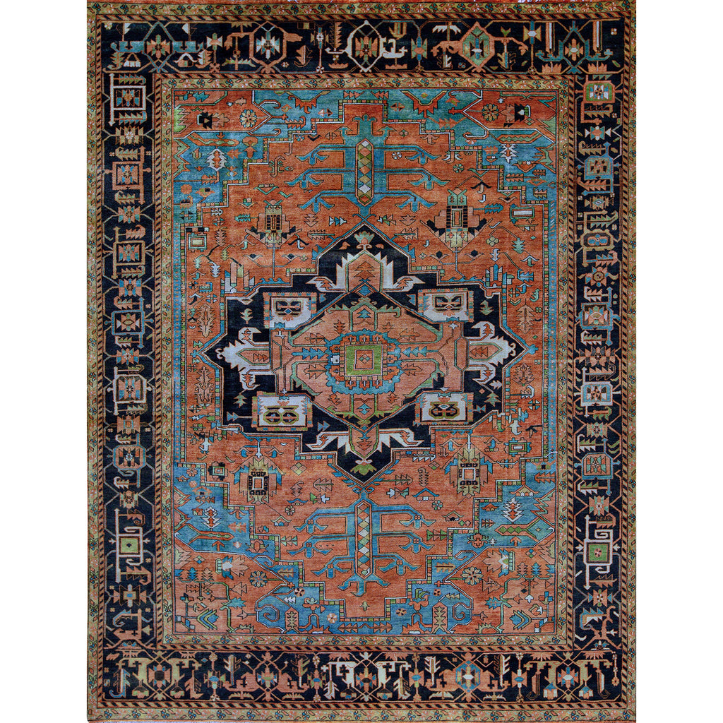 ANTIQUE SERAPI OC2SE RUST / BLUE