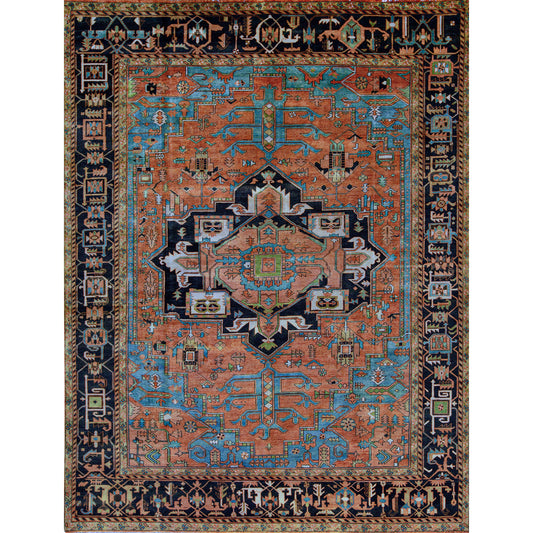 ANTIQUE SERAPI OC2SE RUST / BLUE