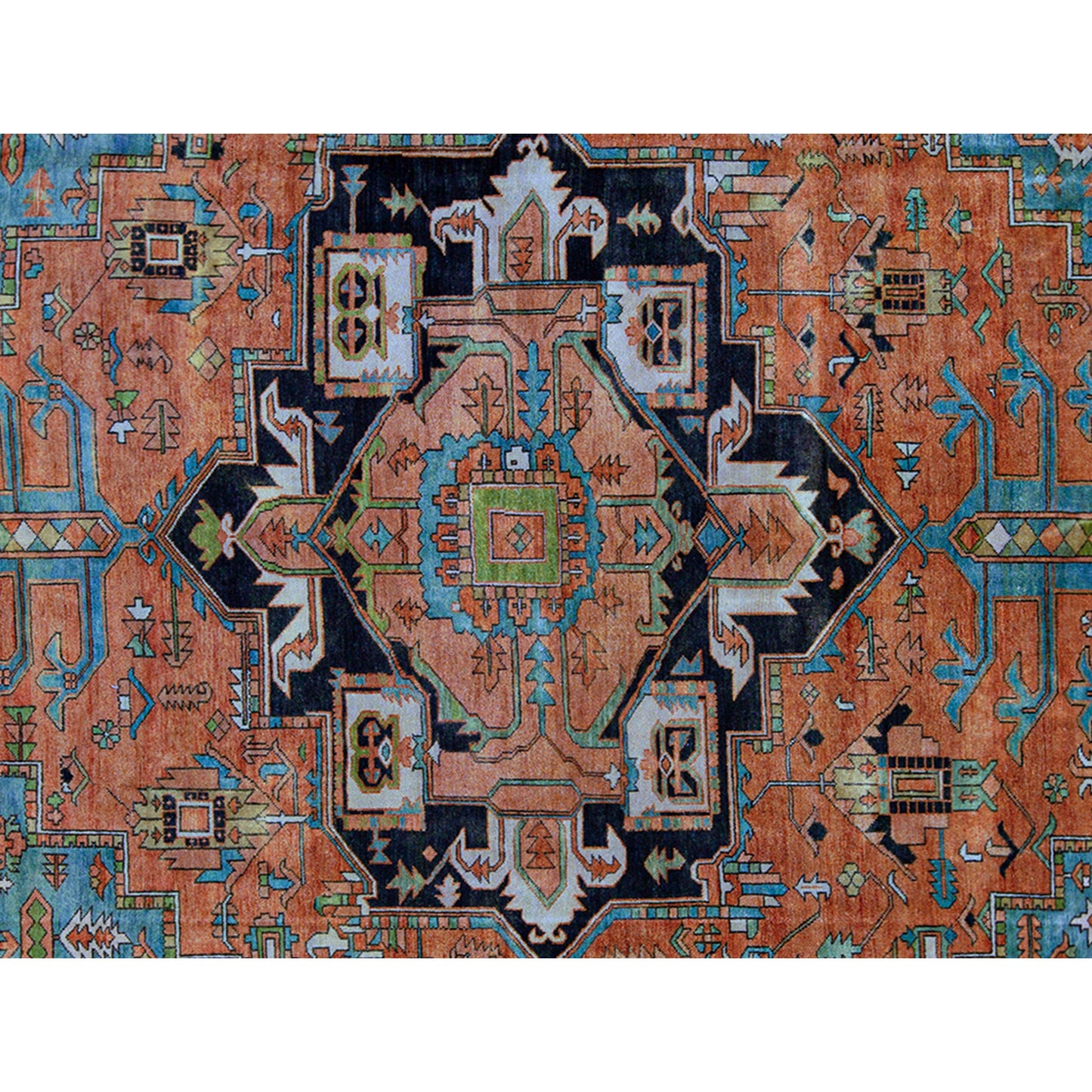 ANTIQUE SERAPI OC2SE RUST / BLUE