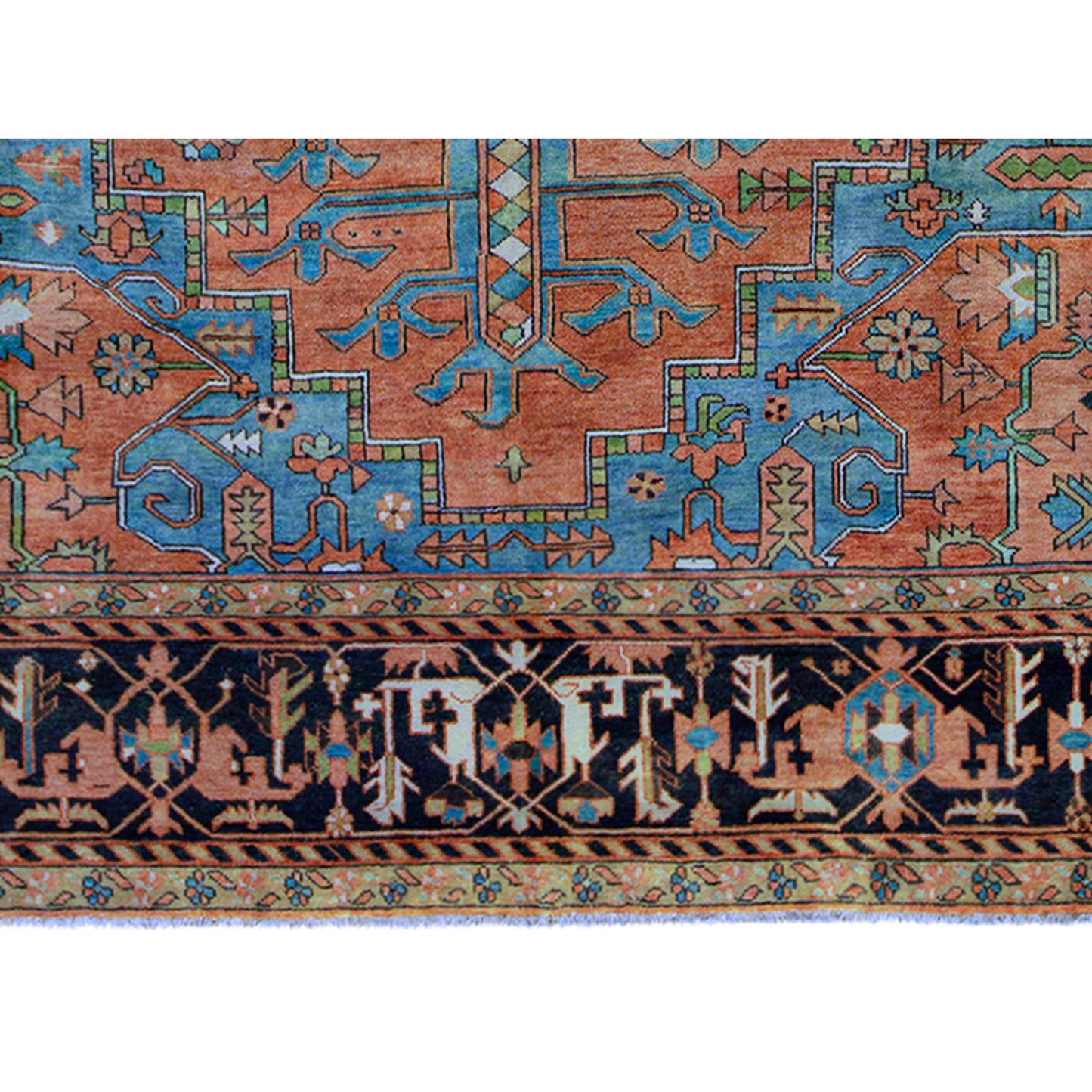 ANTIQUE SERAPI OC2SE RUST / BLUE