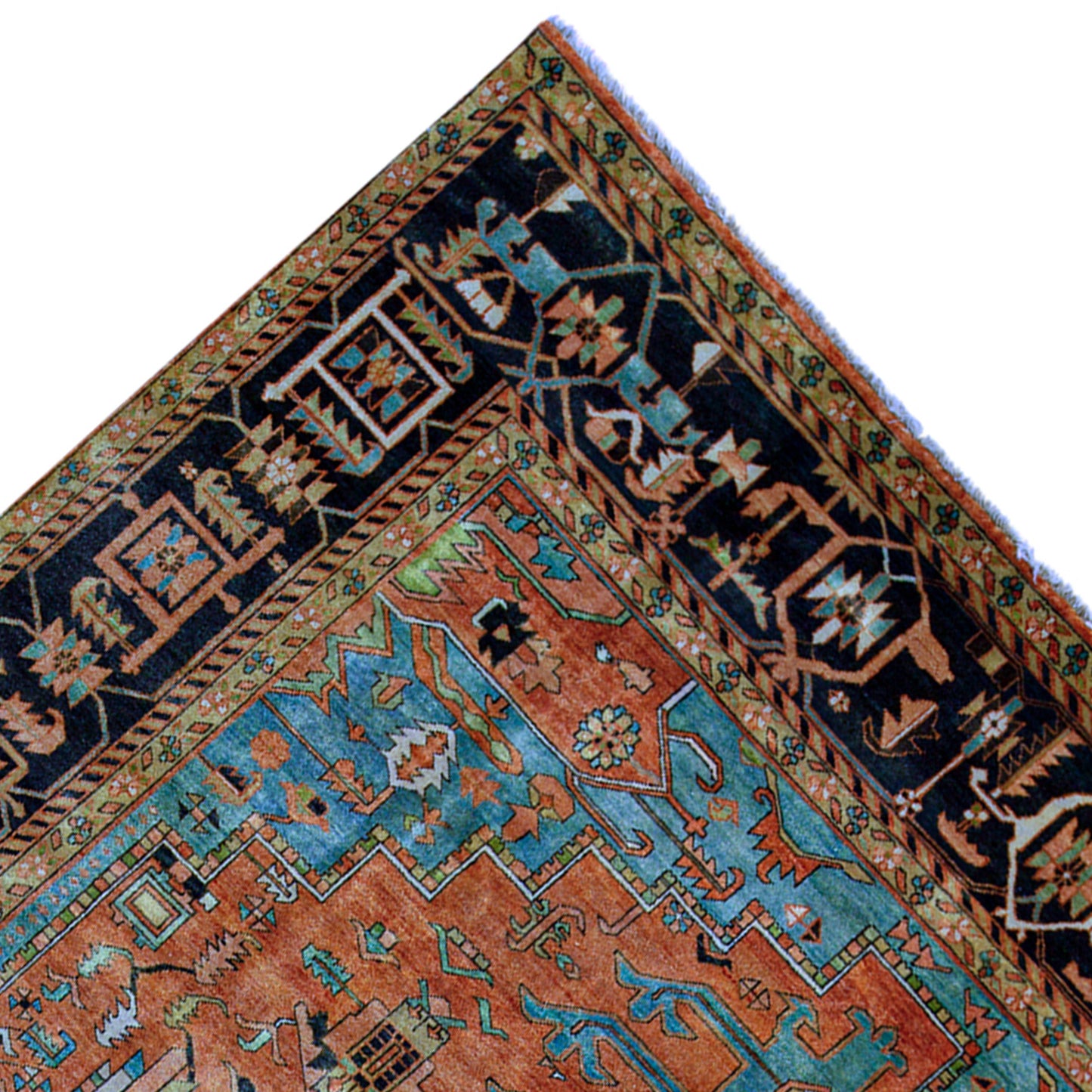 ANTIQUE SERAPI OC2SE RUST / BLUE