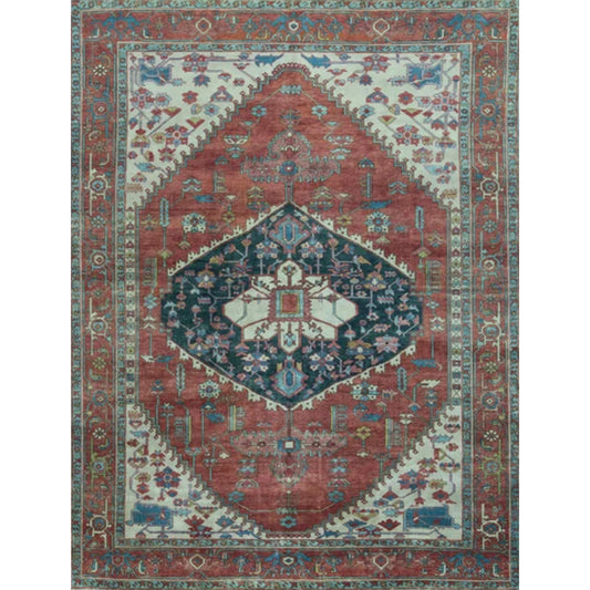 ANTIQUE SERAPI P-1SE RED / RED
