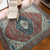 ANTIQUE SERAPI P-1SE RED / RED