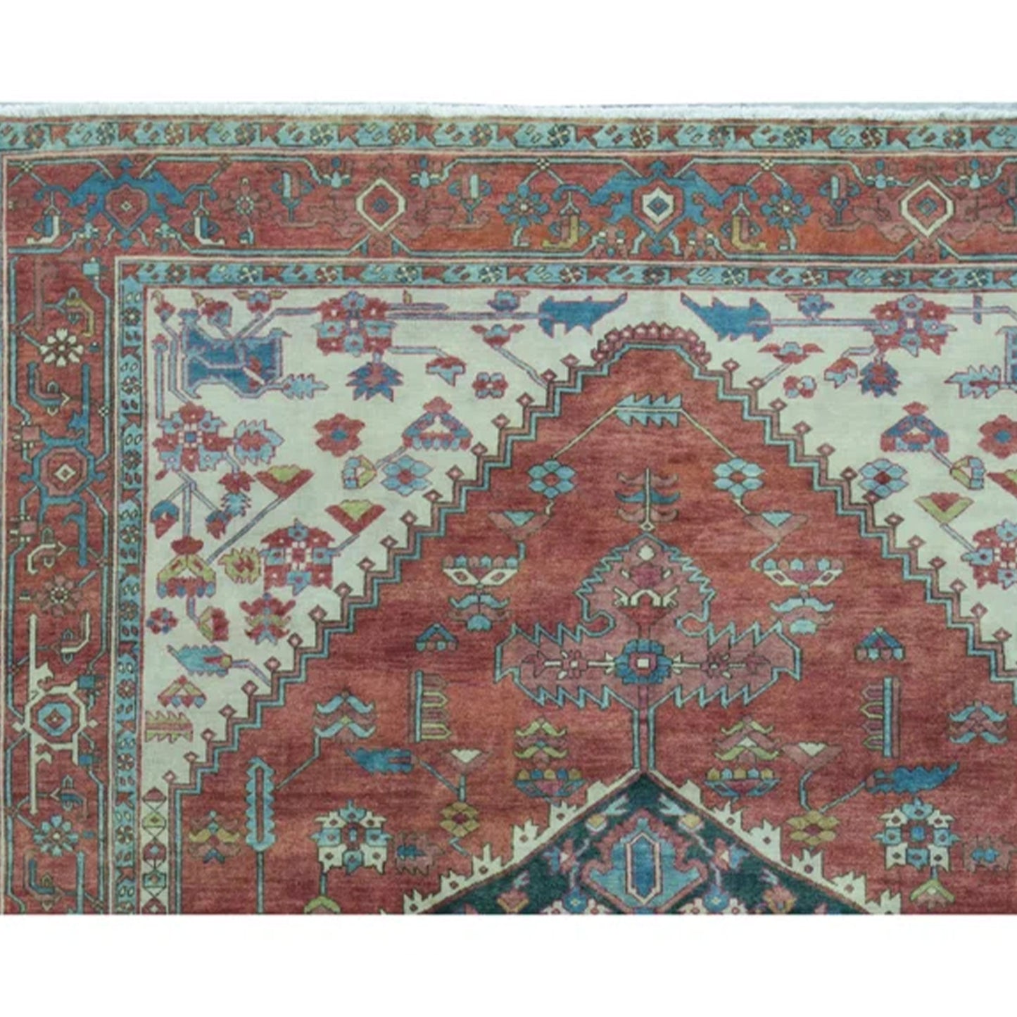 ANTIQUE SERAPI P-1SE RED / RED
