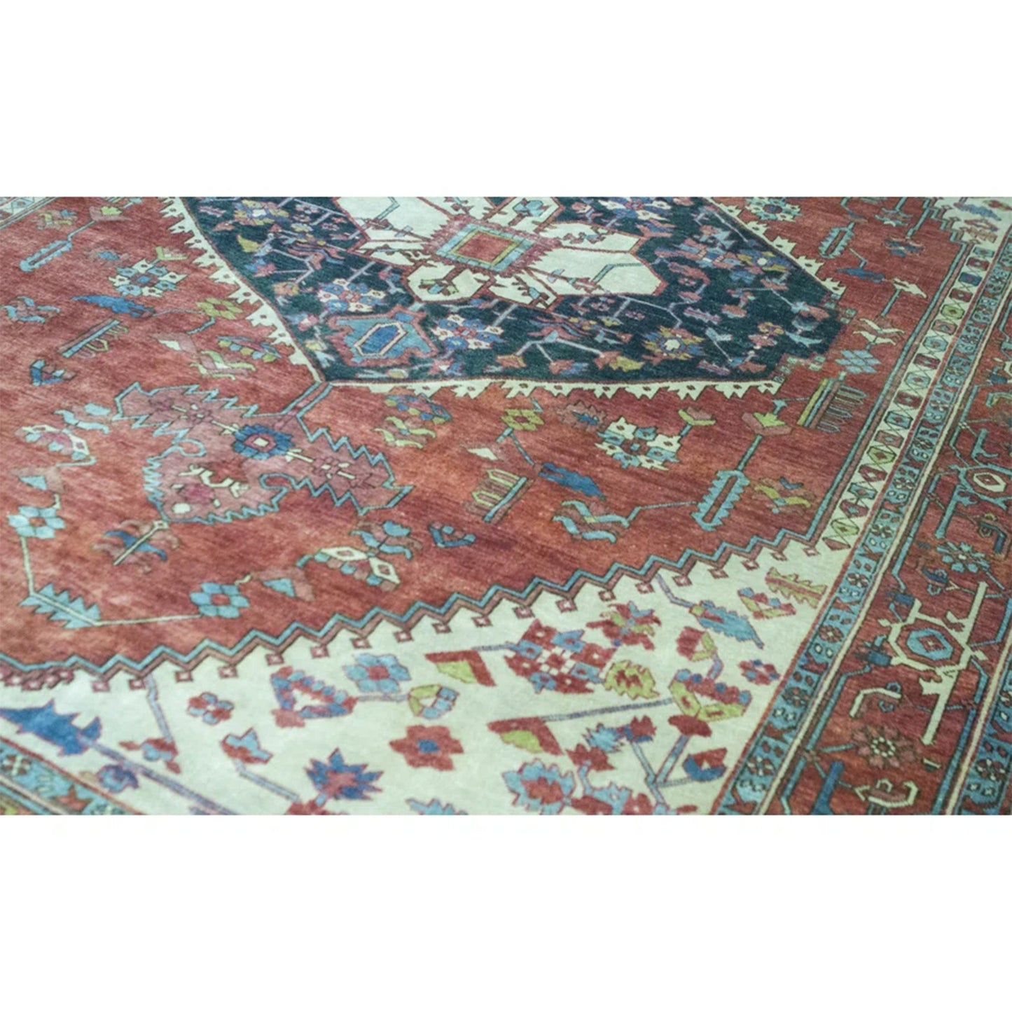 ANTIQUE SERAPI P-1SE RED / RED