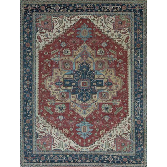 ANTIQUE SERAPI P10BS RED / BLUE
