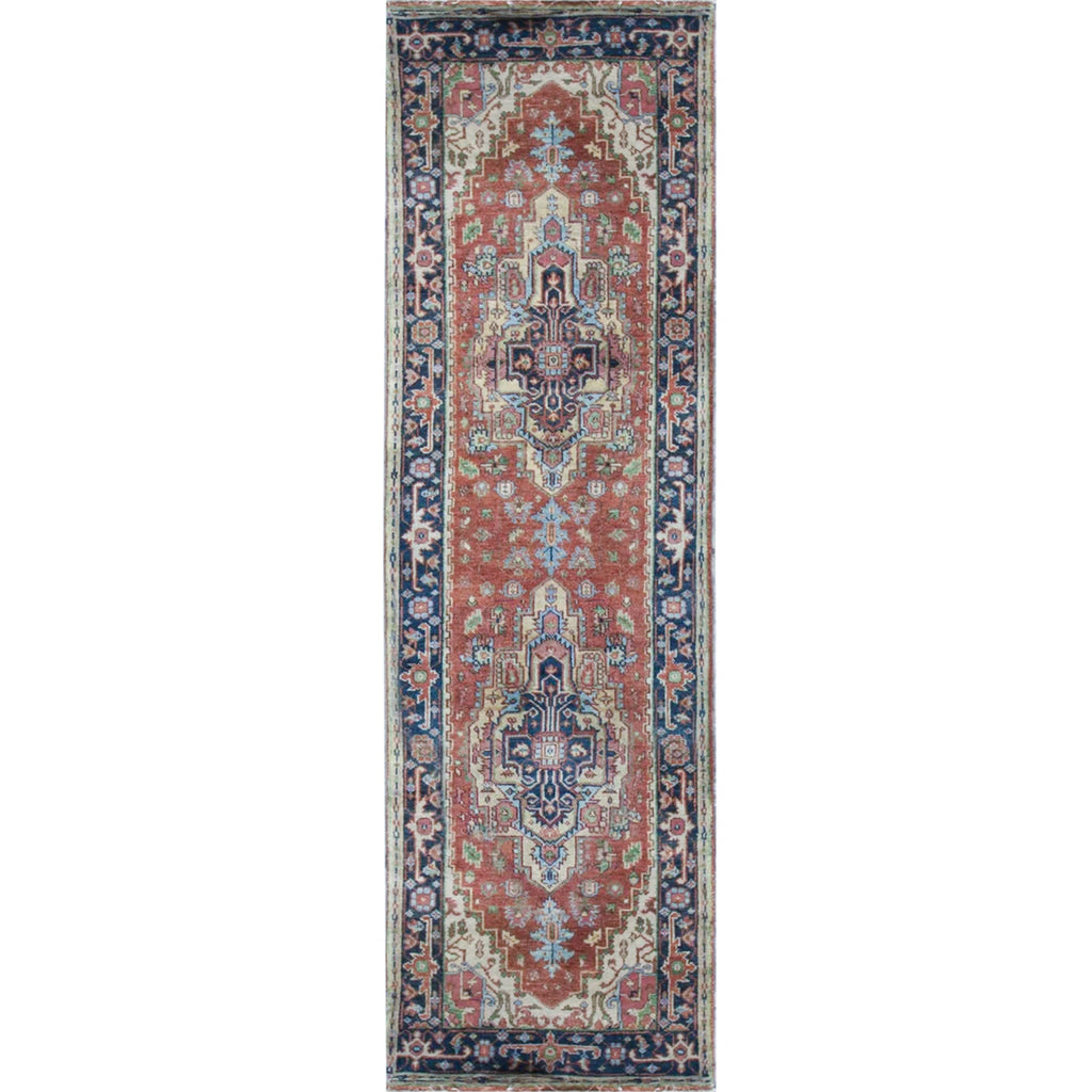 ANTIQUE SERAPI P10BS RED / BLUE