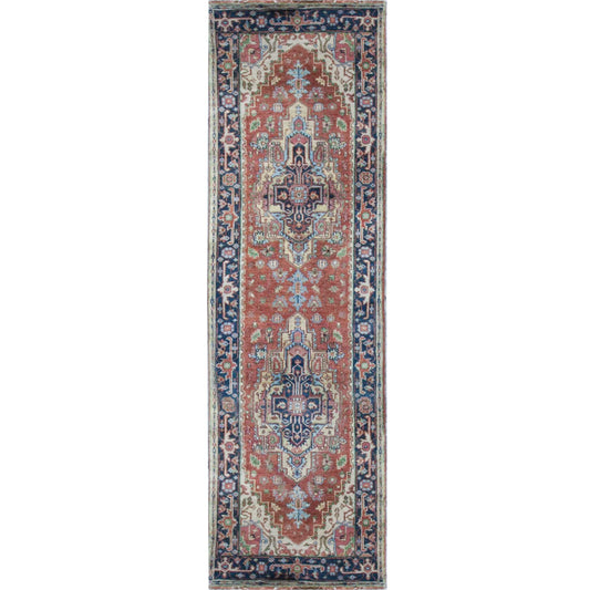 ANTIQUE SERAPI P10BS RED / BLUE