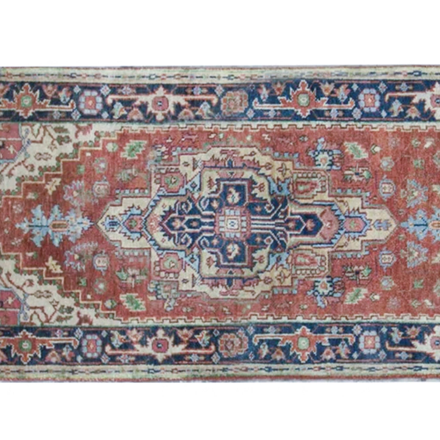 ANTIQUE SERAPI P10BS RED / BLUE