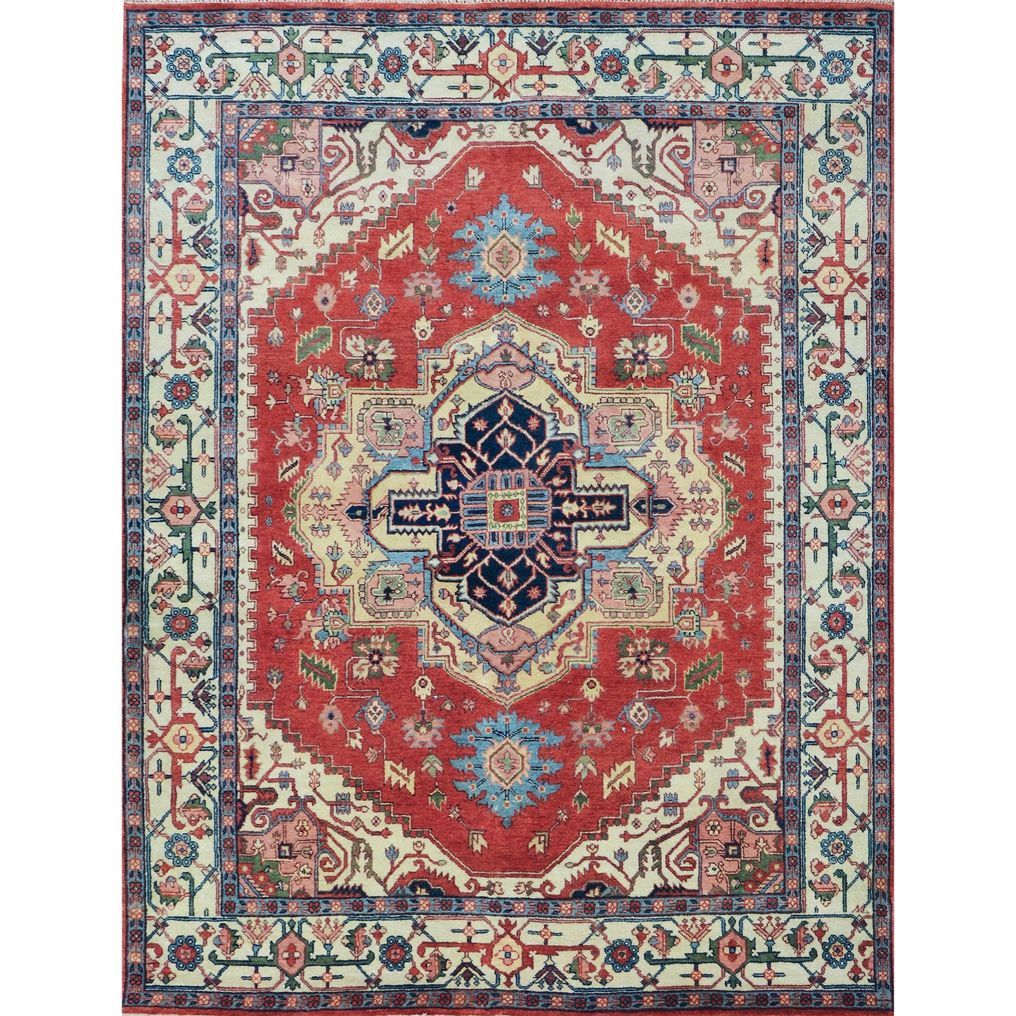 ANTIQUE SERAPI P10BS RUST / BEIGE