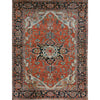 ANTIQUE SERAPI P17SE RUST / BLUE