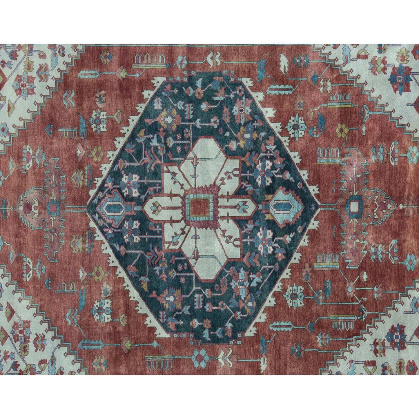 ANTIQUE SERAPI P1SER RED / RED 10' X 19'9"