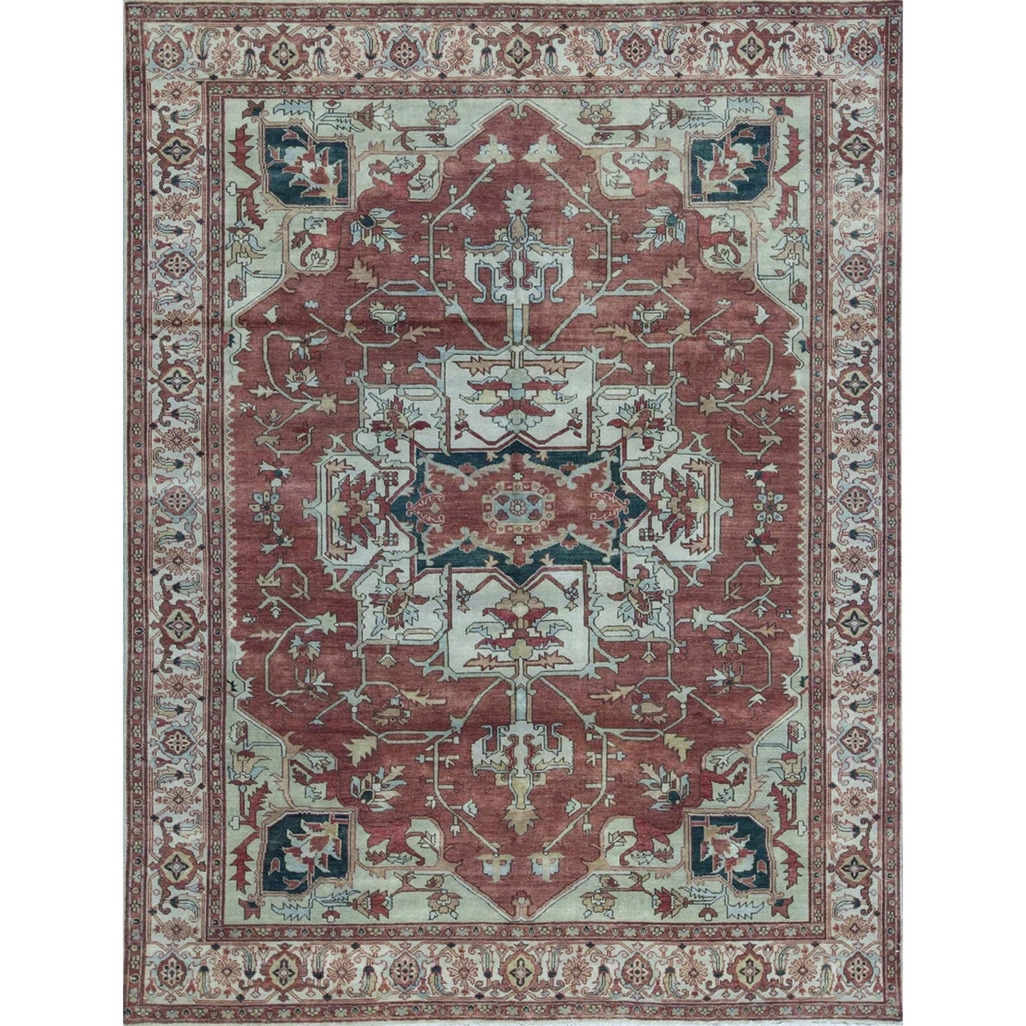 ANTIQUE SERAPI P2SER RED / IVORY