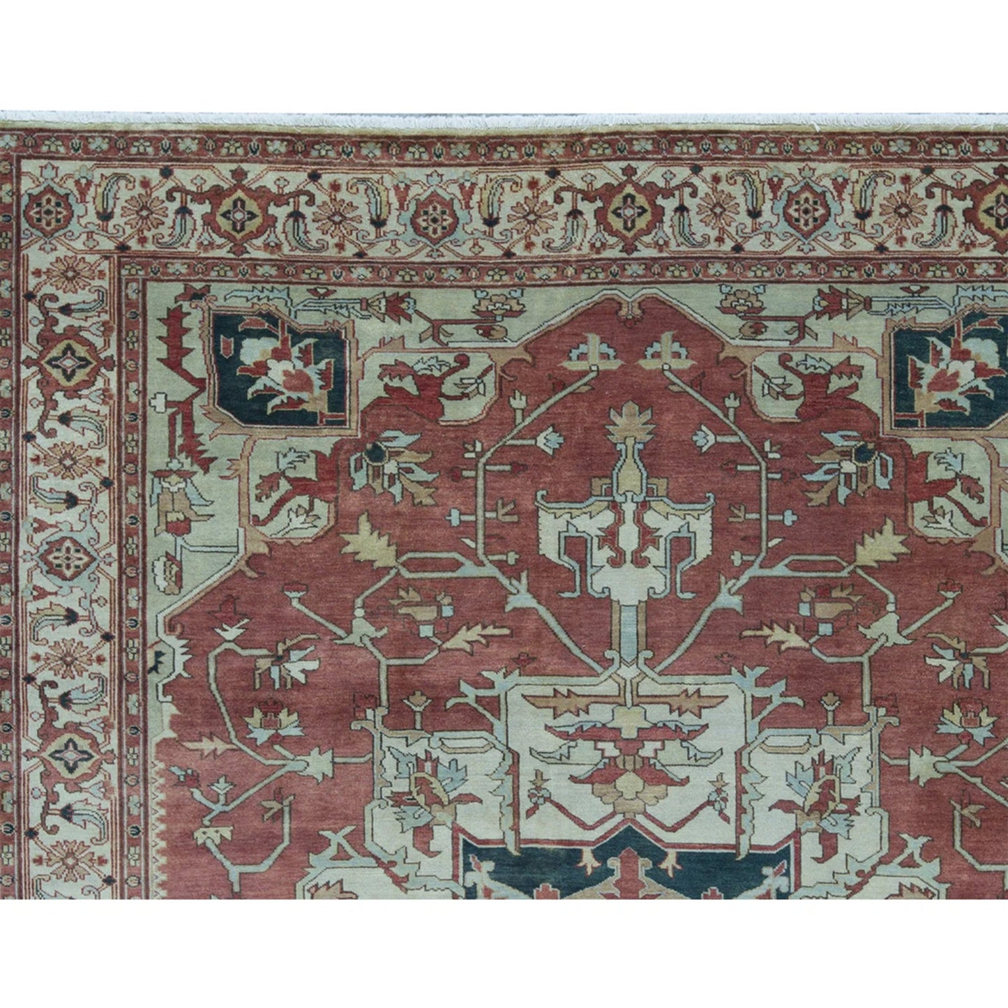 ANTIQUE SERAPI P2SER RUST / IVORY