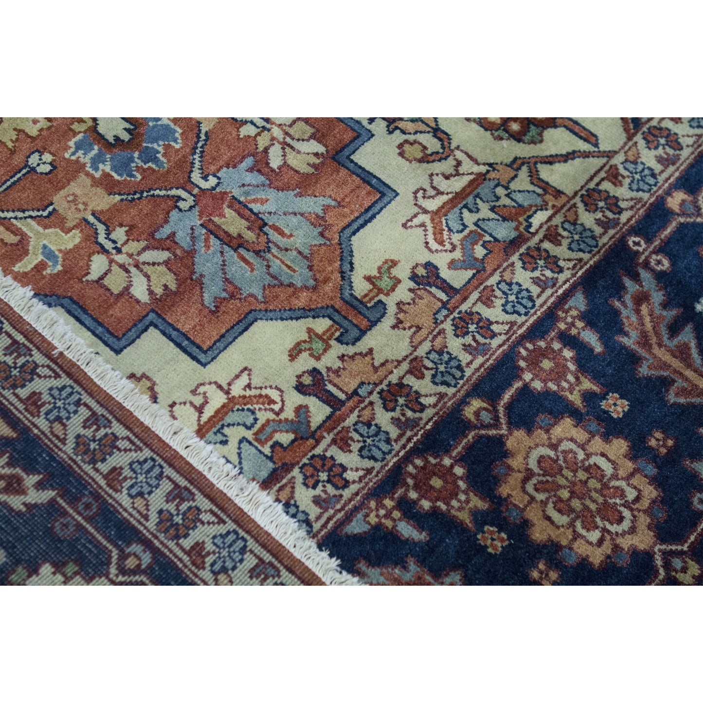 ANTIQUE SERAPI P5SER RED / BLUE 13'10" X 15'11"