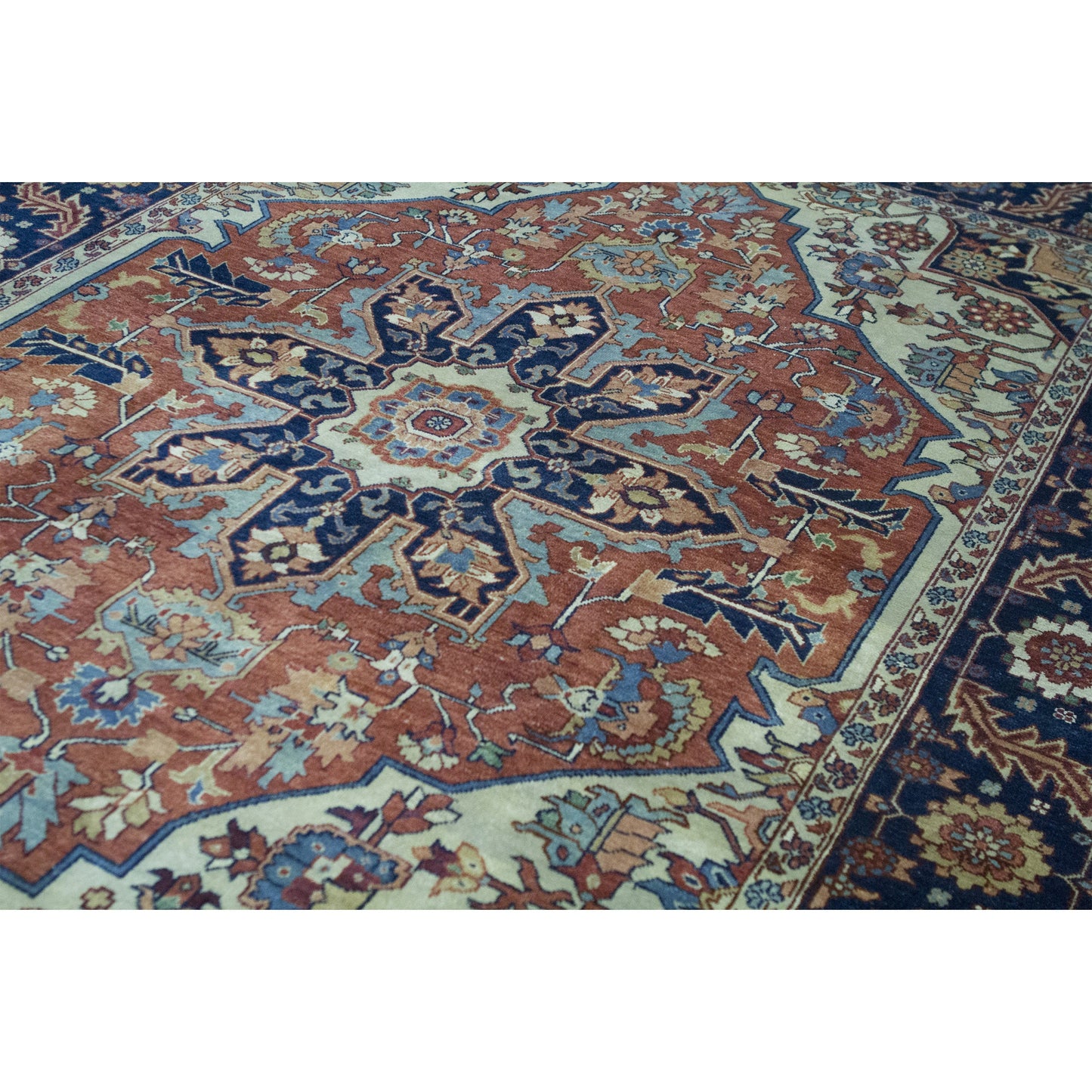 ANTIQUE SERAPI P5SER RED / BLUE 13'10" X 19'9"