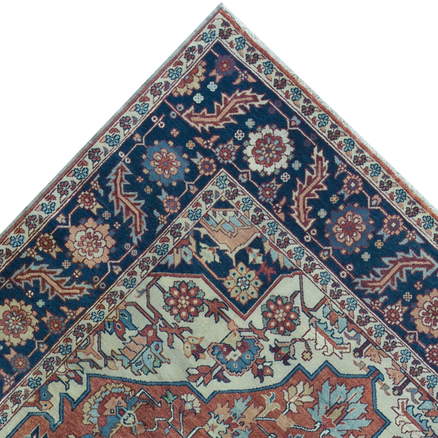 ANTIQUE SERAPI P5SER RED / BLUE 13'10" X 19'9"