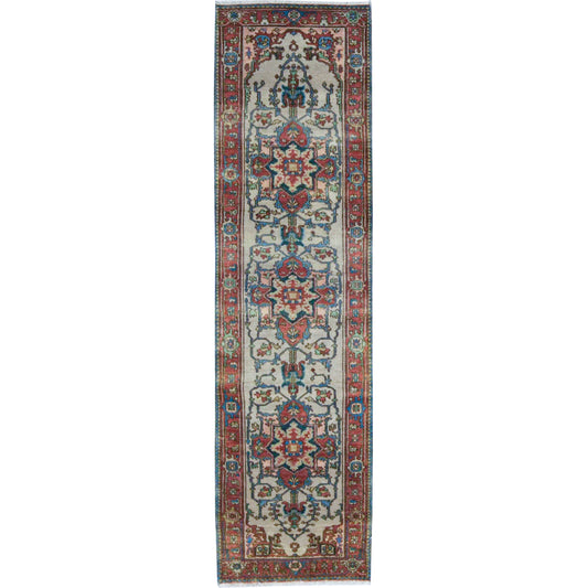 ANTIQUE SERAPI P6CSE IVORY / RED