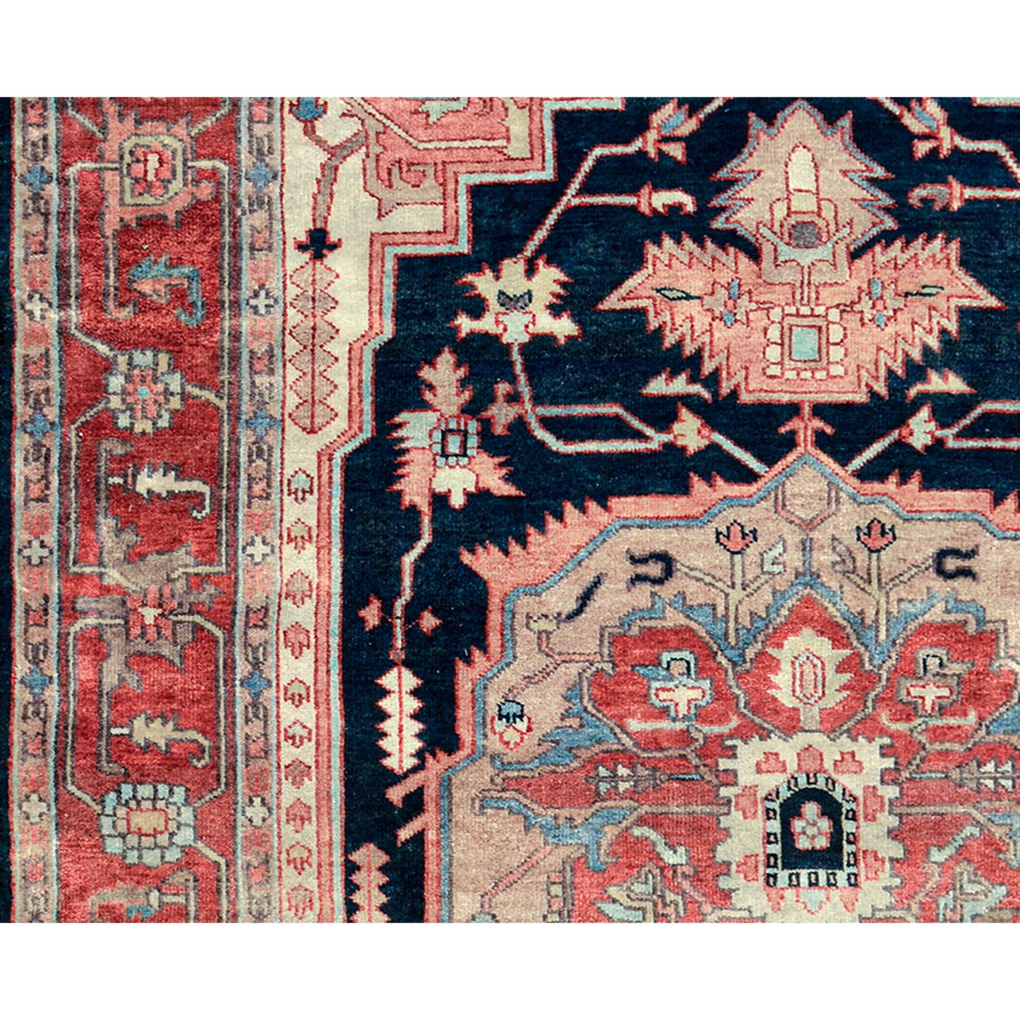 ANTIQUE SERAPI P7CSE RED / BLUE