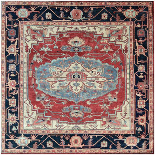 ANTIQUE SERAPI P7CSE RED / BLUE