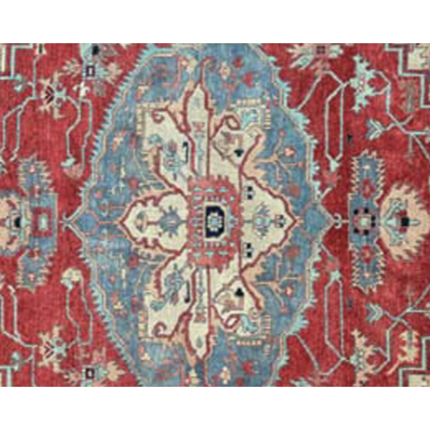 ANTIQUE SERAPI P7CSE RED / BLUE