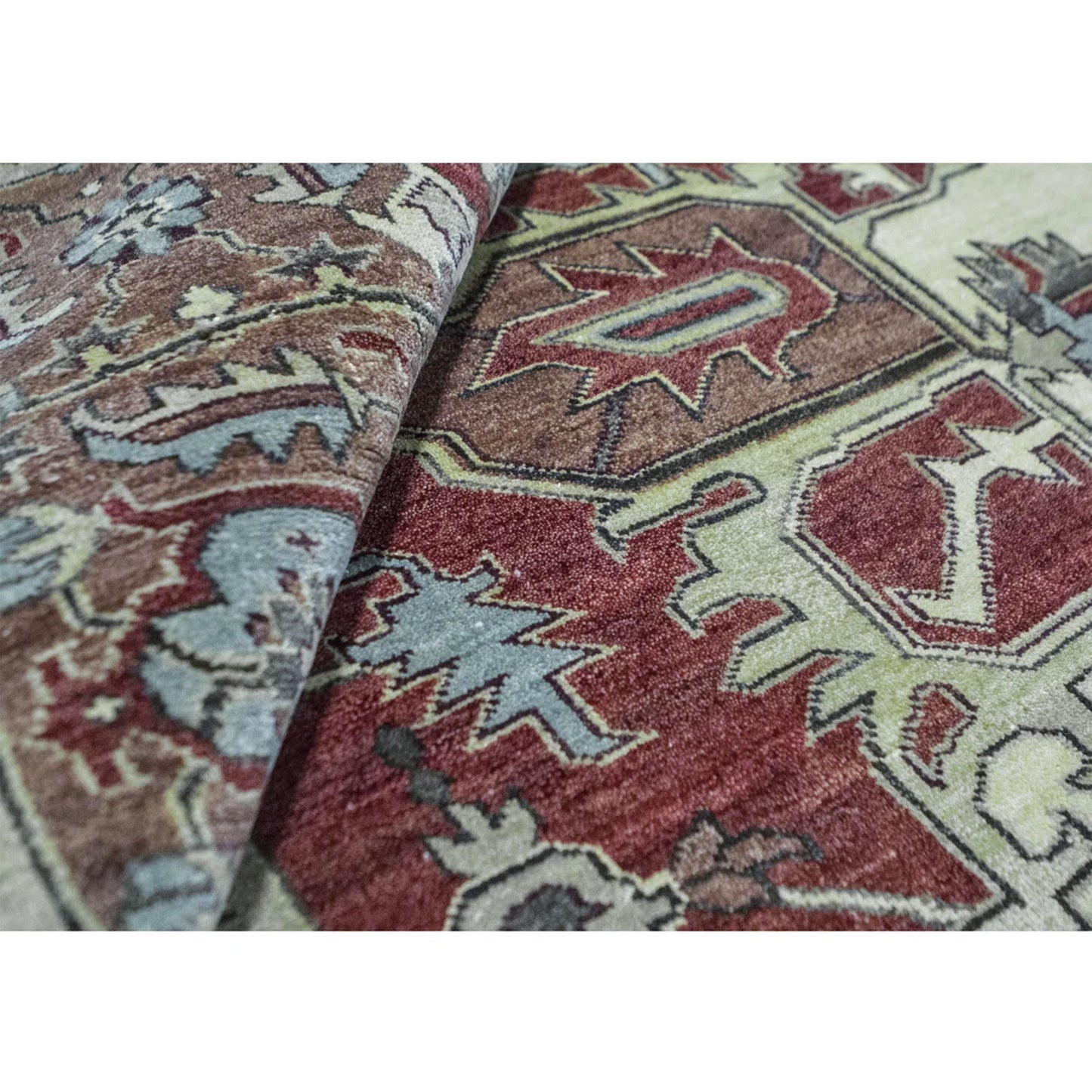 ANTIQUE SERAPI SERAP GOLD / RUST