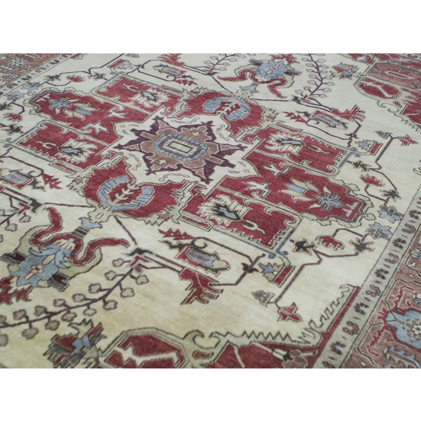 ANTIQUE SERAPI SERAP GOLD / RUST