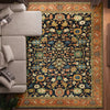 ANTIQUE SERAPI SERAP NAVY / RUST