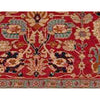 ANTIQUE SERAPI SERAP RED / LIGHT BLUE