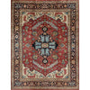 ANTIQUE SERAPI SERAP RUST / NAVY