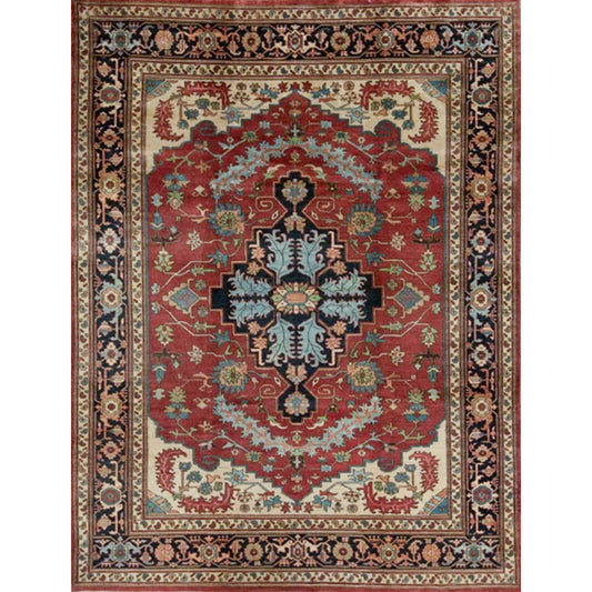 ANTIQUE SERAPI SERAP RUST / NAVY