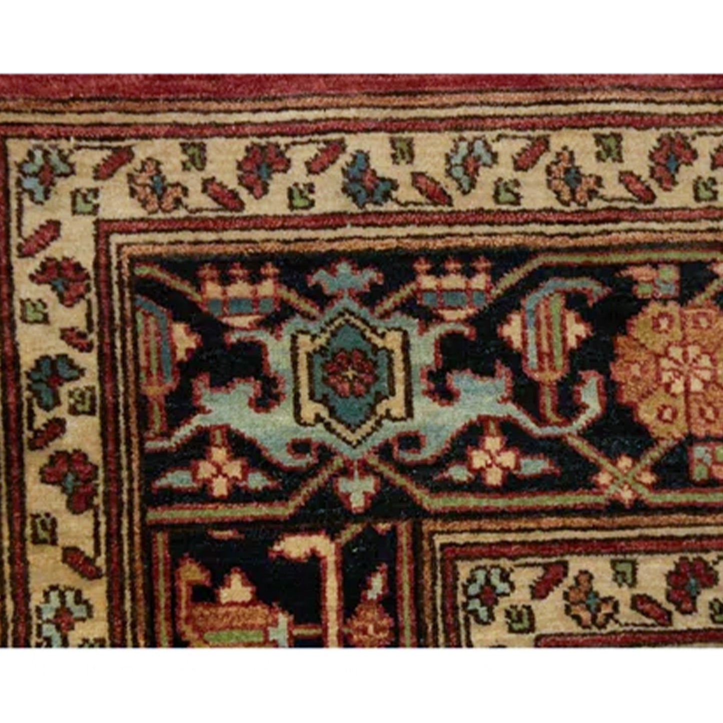ANTIQUE SERAPI SERAP RUST / NAVY