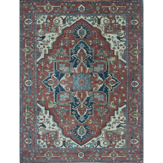 ANTIQUE SERAPI SJ-18 RED / RED