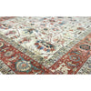 ANTIQUE SERAPI SJ-45 IVORY / RED 14' X 15'4"