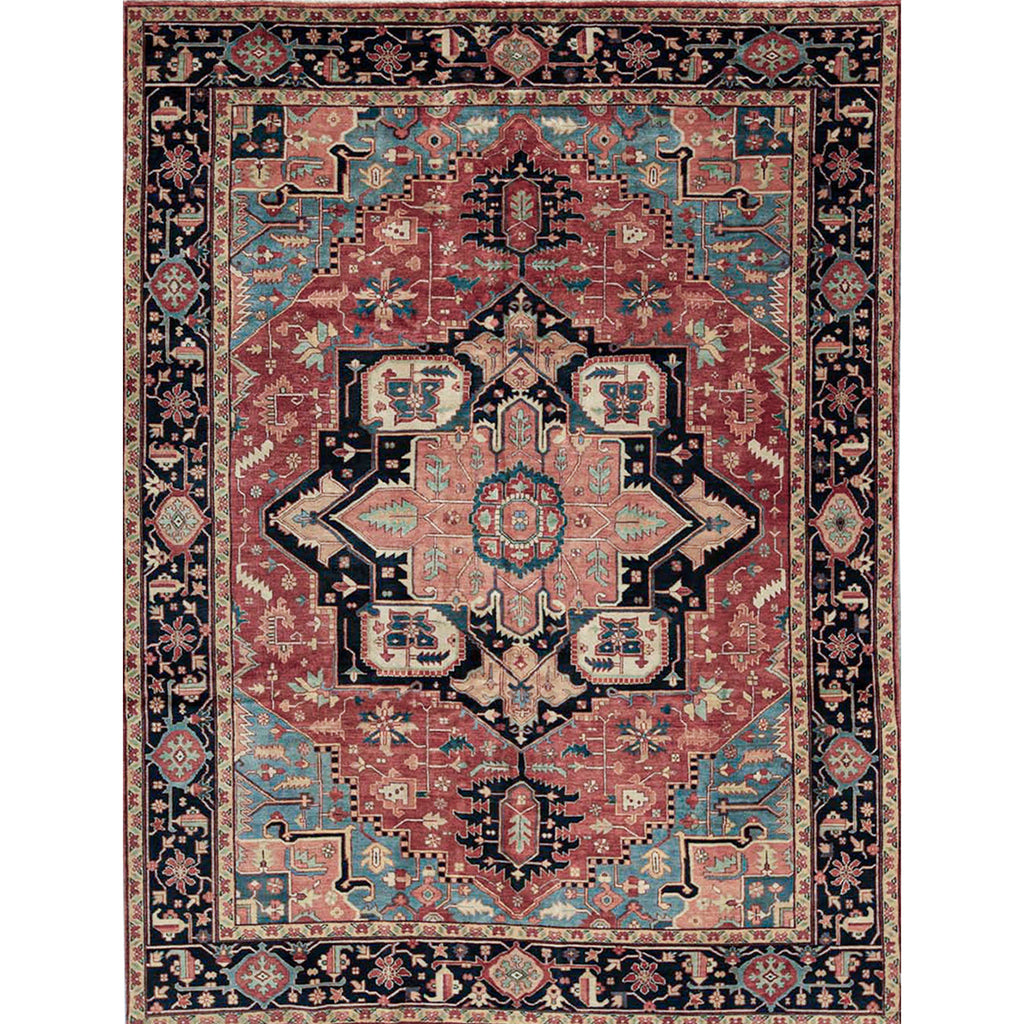 ANTIQUE SERAPI SJ-48 RED / BLUE