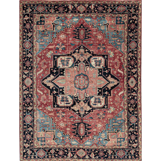 ANTIQUE SERAPI SJ-48 RED / BLUE