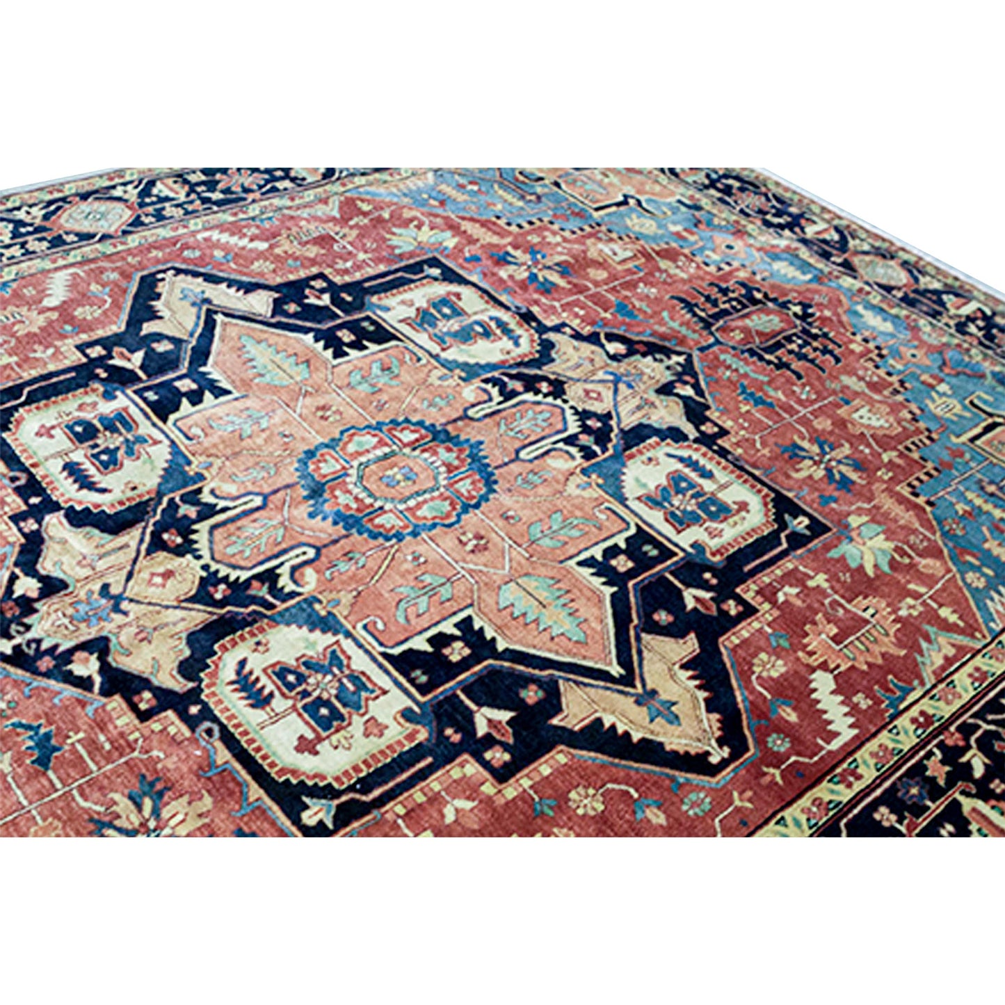 ANTIQUE SERAPI SJ-48 RED / BLUE