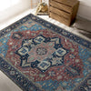 ANTIQUE SERAPI SJ-58 RED / BLUE