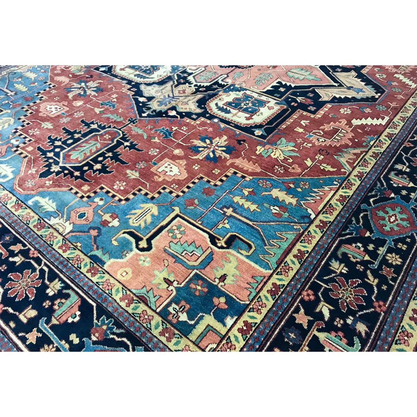 ANTIQUE SERAPI SJ-58 RED / BLUE