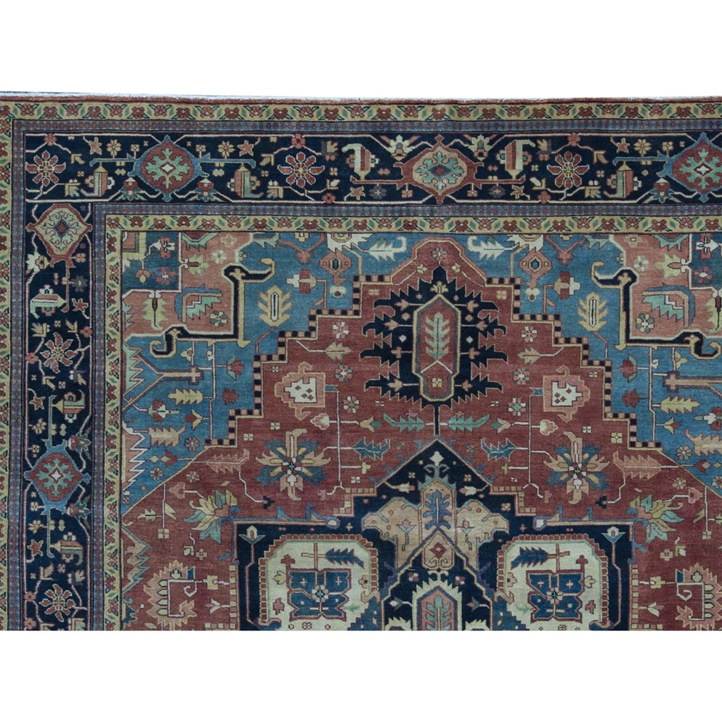 ANTIQUE SERAPI SJ-58 RED / BLUE