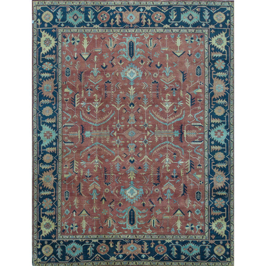 ANTIQUE SERAPI SJ54A RED / BLUE