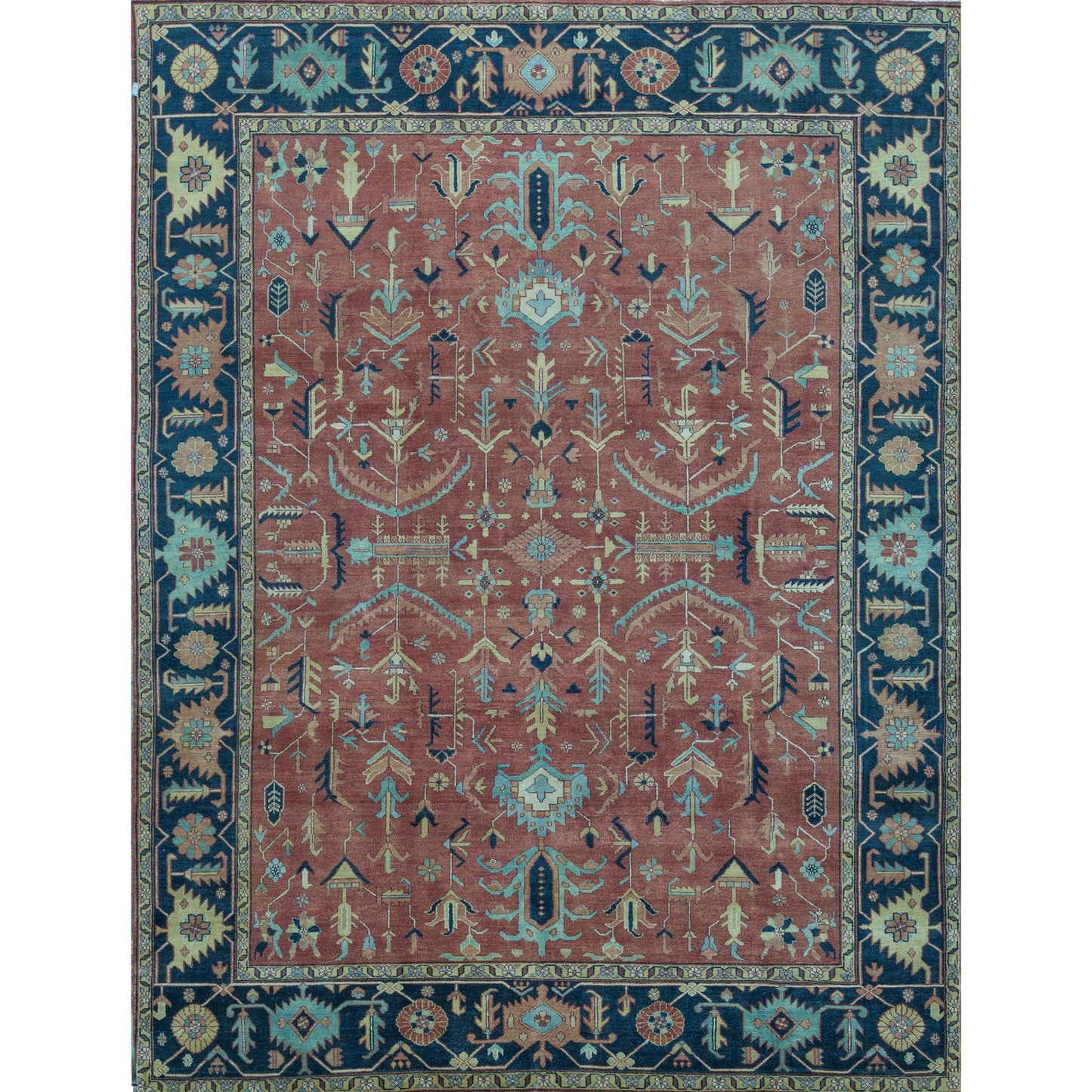 ANTIQUE SERAPI SJ54A RED / BLUE