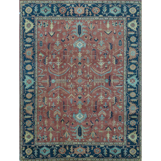ANTIQUE SERAPI SJ54A RED / BLUE