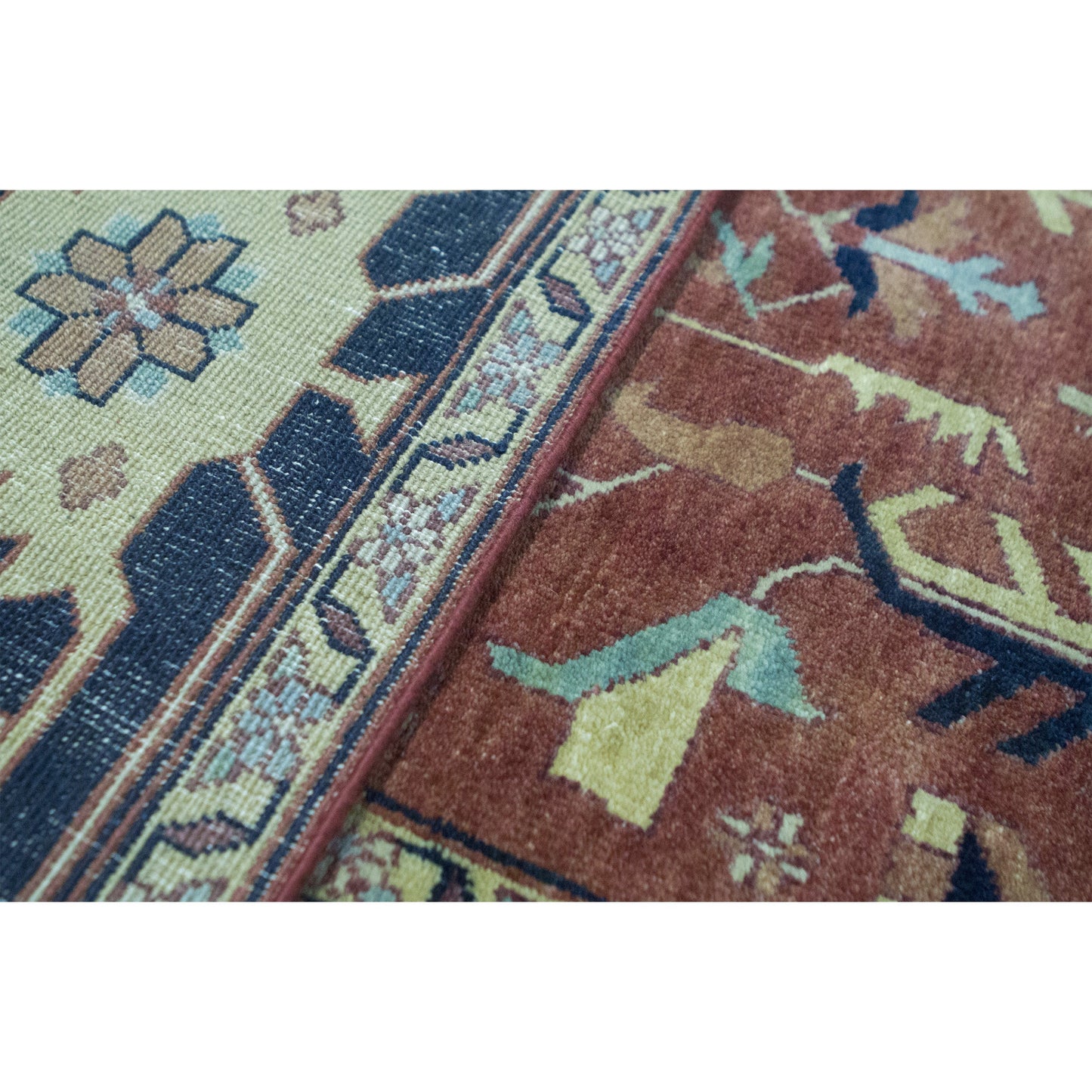 ANTIQUE SERAPI SJ54A RED / BLUE