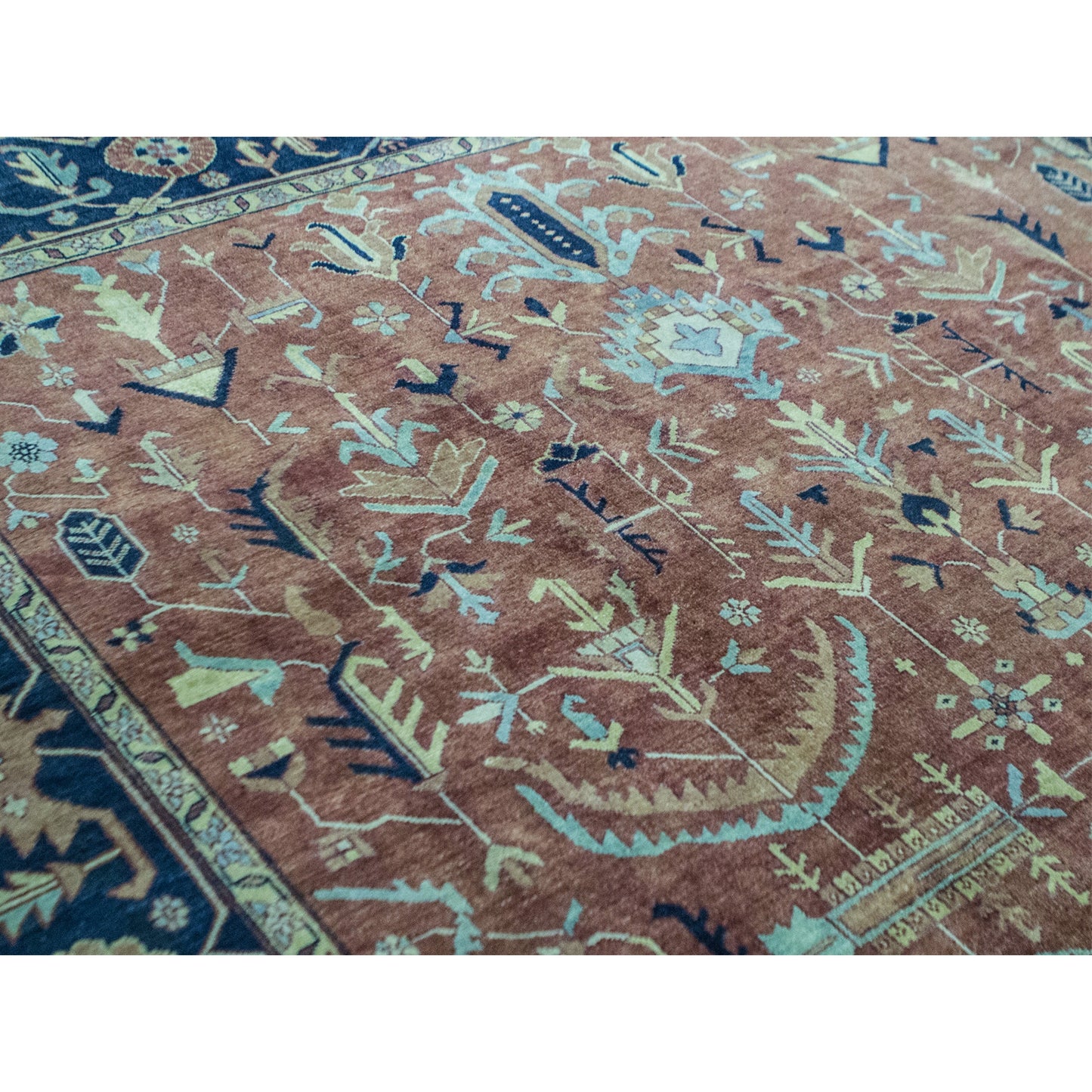 ANTIQUE SERAPI SJ54A RED / BLUE