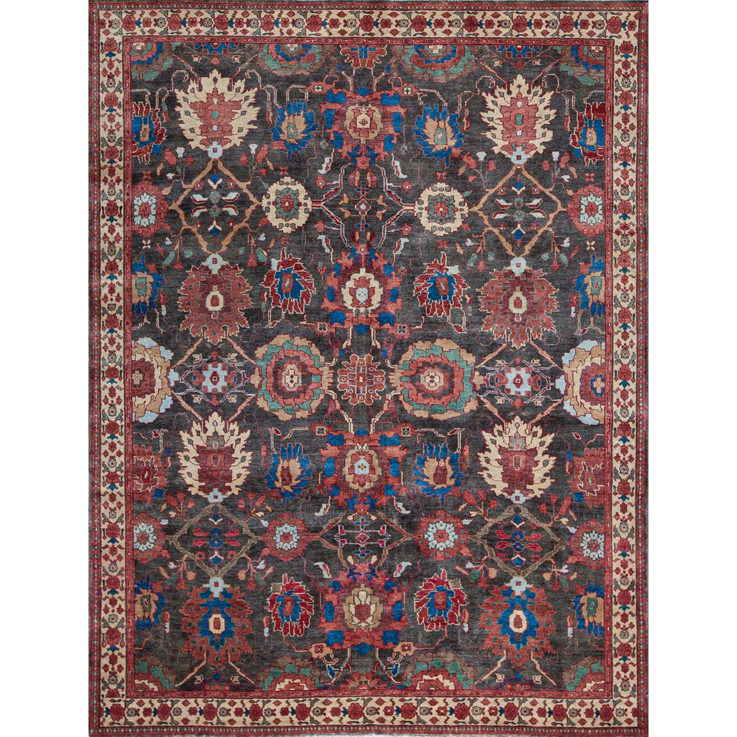 ANTIQUE SERAPI SJT17 CHARCOAL / GOLD
