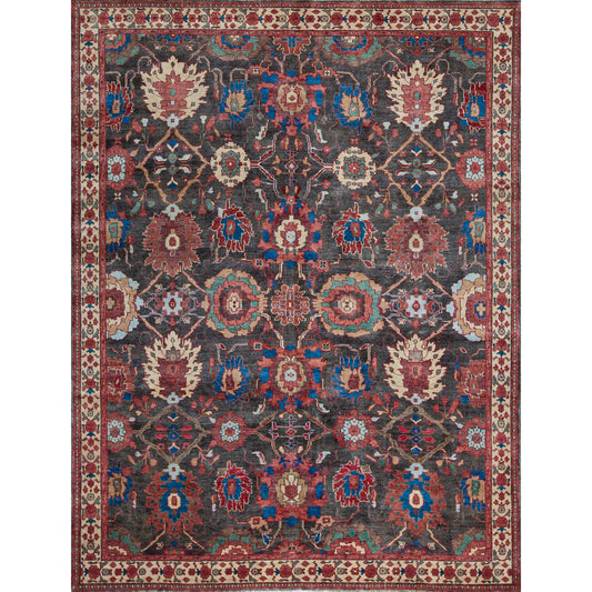 ANTIQUE SERAPI SJT17 CHARCOAL / GOLD