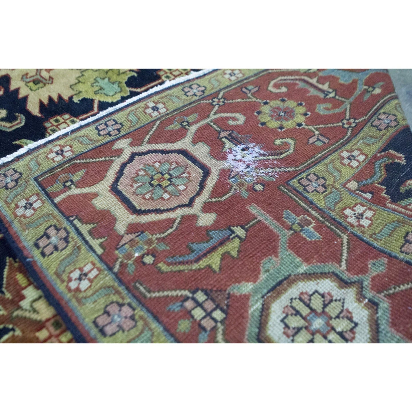ANTIQUE SULTANABAD CACAU BLUE / RED